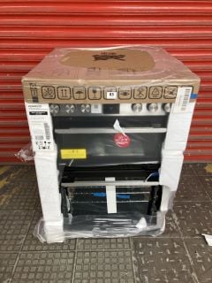 KENWOOD DOUBLE ELECTRIC COOKER MODEL: KDC66SS22 RRP: £439 (IN PACKAGING) (SMASHED GLASS)