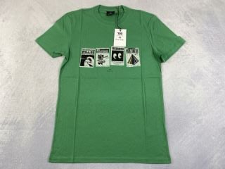 PAUL SMITH MEN'S SLIM FIT SS TSHIRT FUTURISMO. SIZE: S, MADE FROM: 100 ORGANIC COTTON. RRP: £65