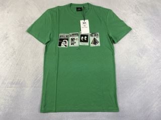 PAUL SMITH MEN'S SLIM FIT SS TSHIRT FUTURISMO. SIZE: S, MADE FROM: 100 ORGANIC COTTON. RRP: £65