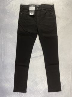 PAUL SMITH MEN'S SKINNY FIT JEAN. SIZE: 32, MADE FROM: 92 COTTON 5 POLYESTER 3 ELASTANE   WOVEN 10.5OZ BLACK DENIM. RRP: £125