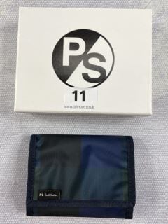 PAUL SMITH MEN'S WALLET BFOLD CHK NY. MADE FROM: 100% NYLON. RRP: £70