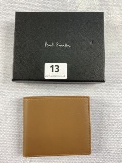 PAUL SMITH MEN'S WALLET BILLCOIN NAPPA. MADE FROM: 100 NAPPA CALF LEATHER. RRP: £155