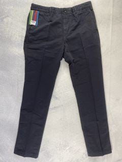 PAUL SMITH MEN'S MID FIT CHINO. SIZE: 33, MADE FROM: 66% COTTON 34% LINEN - WOVEN PFD 193GM. RRP: £155