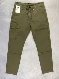 PAUL SMITH MEN'S MILITARY TROUSER. SIZE: 30, MADE FROM: 97% COTTON 3% ELASTANE. RRP: £135