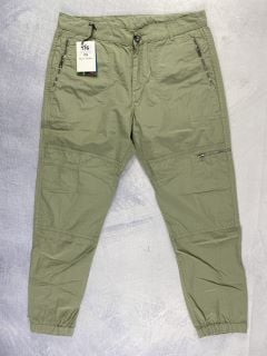 PAUL SMITH MEN'S FLIGHT TROUSER. SIZE: 34, MADE FROM: 100% COTTON - WOVEN PFD/GMT DYE  135GM. RRP: £160