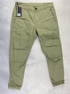 PAUL SMITH MEN'S FLIGHT TROUSER. SIZE: 33, MADE FROM: 100% COTTON - WOVEN PFD/GMT DYE  135GM. RRP: £160