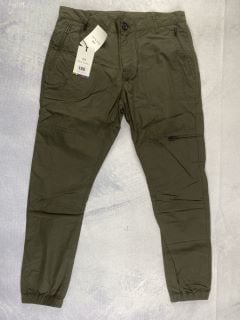 PAUL SMITH MEN'S FLIGHT TROUSER. SIZE: 34, MADE FROM: 77% COTTON 23% NYLON - WOVEN PIECE DYED 116GM. RRP: £165