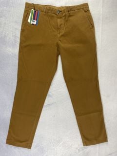 PAUL SMITH MEN'S TAPERED FIT TROUSER. SIZE: 36, MADE FROM: 99% COTTON 1% ELASTANE. RRP: £150