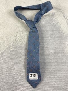 PAUL SMITH MEN'S TIE 6CM NARROW FLOWER & DOT. MADE FROM: 100% SILK WOVEN. RRP: £100