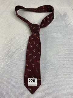 PAUL SMITH MEN'S TIE NARROW FLOWERS. MADE FROM: 100 SILK WOVEN. RRP: £100