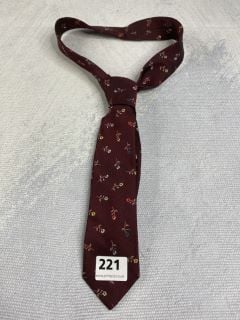 PAUL SMITH MEN'S TIE NARROW FLOWERS. MADE FROM: 100 SILK WOVEN. RRP: £100