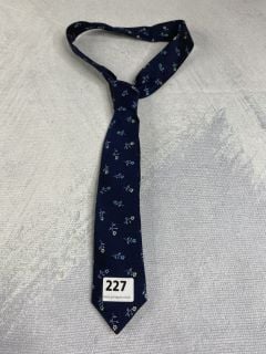 PAUL SMITH MEN'S TIE NARROW FLOWERS. MADE FROM: 100 SILK WOVEN. RRP: £100