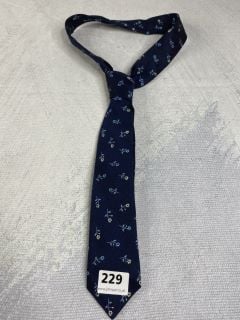 PAUL SMITH MEN'S TIE NARROW FLOWERS. MADE FROM: 100 SILK WOVEN. RRP: £100