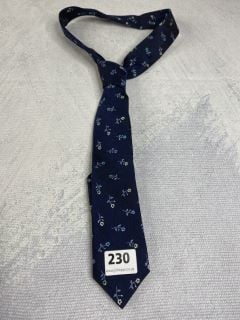 PAUL SMITH MEN'S TIE NARROW FLOWERS. MADE FROM: 100 SILK WOVEN. RRP: £100