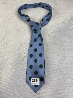 PAUL SMITH MEN'S TIE 8CM BLADE SPOT. MADE FROM: 100 SILK. RRP: £100