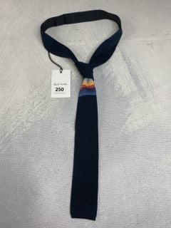 PAUL SMITH MEN'S TIE KNITTED PLACEMEN'ST STRP. MADE FROM: 100 SILK KNITTED. RRP: £85