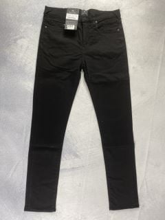 PAUL SMITH MEN'S SKINNY FIT JEAN. SIZE: 32, MADE FROM: 92 COTTON 5 POLYESTER 3 ELASTANE   WOVEN 10.5OZ BLACK DENIM. RRP: £125