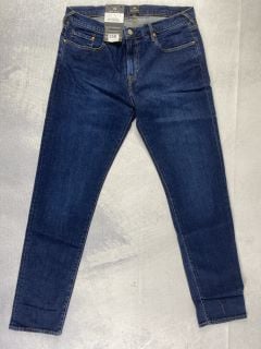 PAUL SMITH MEN'S TAPERED FIT JEAN. SIZE: 33, MADE FROM: 99% COTTON 1% ELASTANE - WOVEN BLUE DENIM 14.5OZ. RRP: £115