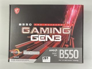 MSI B550 AMD MOTHERBOARD