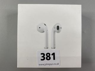 APPLE AIRPOD EARPHONES: MODEL NO A2032 / A2031 / A1602 (WITH BOX & CHARGE CABLE)  [JPTN42176]