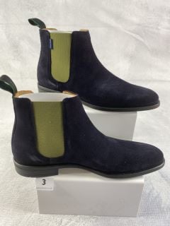 PAUL SMITH MEN'S SHOE CEDRIC NAVY. SIZE: 11, MADE FROM: 100% COW LEATHER UPPER/RUBBER SOLE. RRP: £250