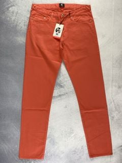 PAUL SMITH MEN'S TAPERED FIT JEAN. SIZE: 32, MADE FROM: 100% COTTON - WOVEN PFD / GMT DYE  9OZ. RRP: £140