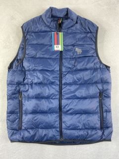 PAUL SMITH MEN'S QULITED GILET. SIZE: L, MADE FROM: 100% NYLON. RRP: £175