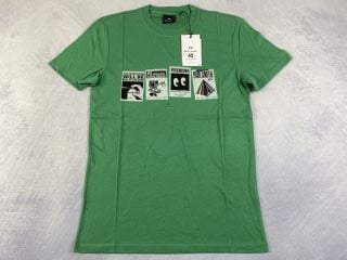 PAUL SMITH MEN'S SLIM FIT SS TSHIRT FUTURISMO. SIZE: S, MADE FROM: 100 ORGANIC COTTON. RRP: £65