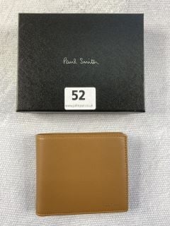 PAUL SMITH MEN'S WALLET BILLCOIN NAPPA. MADE FROM: 100 NAPPA CALF LEATHER. RRP: £155