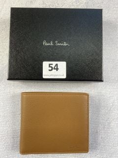 PAUL SMITH MEN'S WALLET BILLCOIN NAPPA. MADE FROM: 100 NAPPA CALF LEATHER. RRP: £155