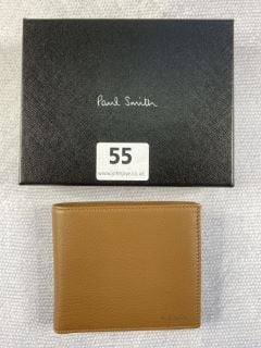 PAUL SMITH MEN'S WALLET BILLCOIN NAPPA. MADE FROM: 100 NAPPA CALF LEATHER. RRP: £155