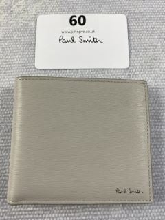 PAUL SMITH MEN'S WALLET BF STRAW. MADE FROM: 100 COW LEATHER. RRP: £140