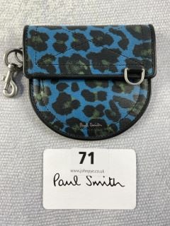 PAUL SMITH WOMEN'S PURSE CLIP POUCH. MADE FROM: 100 COW LEATHER. RRP: £175