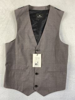 PAUL SMITH GENT'S WAISTCOAT. SIZE: 38, MADE FROM: 100 WOOL WOVEN. RRP: £135