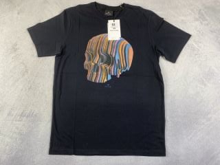 PAUL SMITH MEN'S REG FIT T-SHIRT MULTI SKULL. SIZE: S, MADE FROM: 100% ORGANIC COTTON. RRP: £65