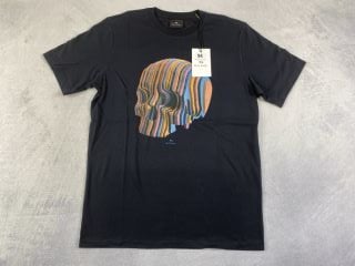 PAUL SMITH MEN'S REG FIT T-SHIRT MULTI SKULL. SIZE: S, MADE FROM: 100% ORGANIC COTTON. RRP: £65