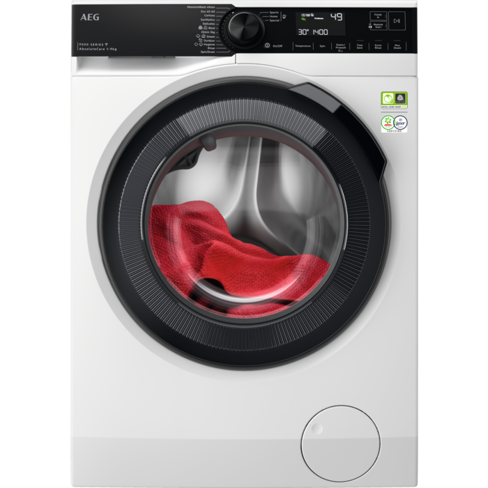 AEG 9000 ABSOLUTECARE® 9 KG WASHING MACHINE MODEL: LFR94946WS RRP: £1,099 (IN PACKAGING)