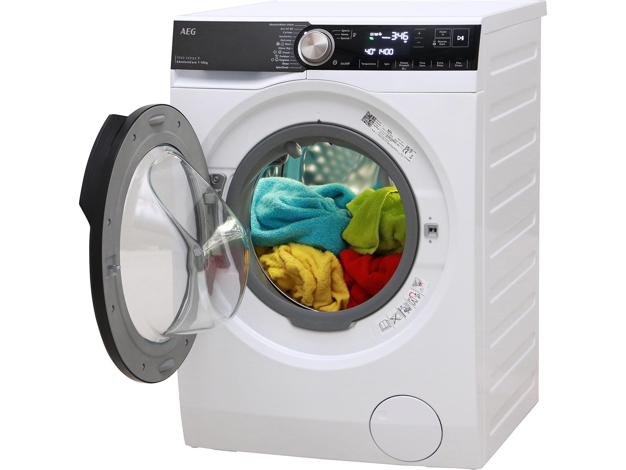 AEG 9000 ABSOLUTECARE® 10 KG WASHING MACHINE MODEL: LFR95146WS RRP:  £1,149 (IN PACKAGING)