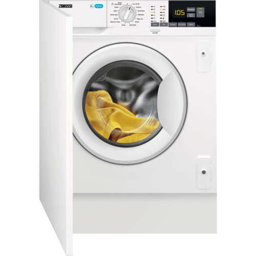 ZANUSSI INTEGRATED 8KG WASHING MACHINE WITH 1400 RPM - WHITE MODEL: ZW84PCBI RRP: £720(IN PACKAGING)