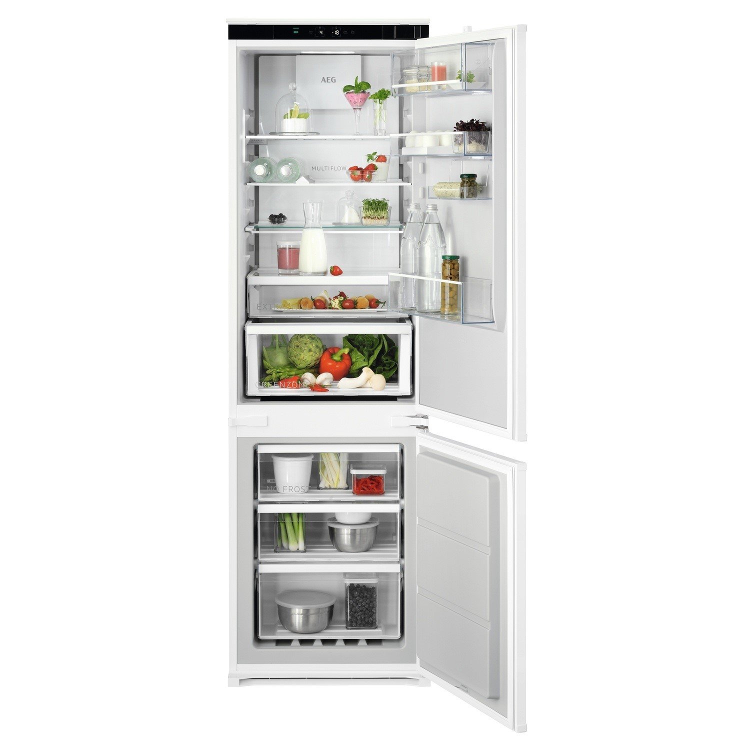 AEG 7000 GREENZONE INTEGRATED FRIDGE FREEZER 177.2 CM MODEL: TSC7M181DS 1,299 (IN PACKAGING)