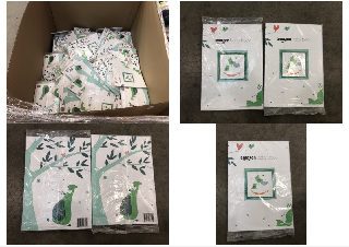 1 X PALLET OF BABY BOOKS: LOCATION - FLOOR(COLLECTION OR OPTIONAL DELIVERY AVAILABLE)