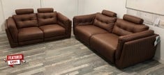 MUSE 3 SEATER + 2 SEATER SOFA RRP £1749: LOCATION - FLOOR(COLLECTION OR OPTIONAL DELIVERY AVAILABLE)