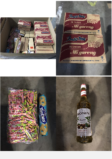 1 X PALLET OF FOOD AND DRINK TO INCLUDE FRUIT-TELLA SWEETS - SOME ITEMS MAY BE PASSED BEST BEFORE DATE: LOCATION - FLOOR(COLLECTION OR OPTIONAL DELIVERY AVAILABLE)