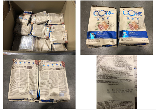 1 X PALLET OF WELLNESS CORE ADULT CAT FOOD: LOCATION - FLOOR(COLLECTION OR OPTIONAL DELIVERY AVAILABLE)