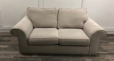 ASHFORD 2 SEATER CHERRIB BEIGE MODEL SOF630-29448 RRP £849: LOCATION - FLOOR(COLLECTION OR OPTIONAL DELIVERY AVAILABLE)