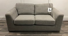 DFS.COM GREY FABRIC 3 SEATER SOFA BED  RRP £1249: LOCATION - FLOOR(COLLECTION OR OPTIONAL DELIVERY AVAILABLE)