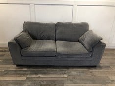 MAJESTICA 2 SEATER SOFA GREY RRP £899: LOCATION - FLOOR(COLLECTION OR OPTIONAL DELIVERY AVAILABLE)