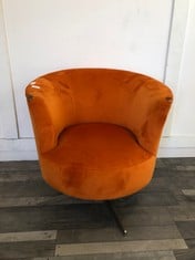 ISLINGTON TANGEREEN SWIVEL CHAIR RRP £849: LOCATION - FLOOR(COLLECTION OR OPTIONAL DELIVERY AVAILABLE)