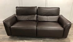 PRIESTLEY 3 SEATER POWER DOUBLE RECLINER RRP £1849: LOCATION - FLOOR(COLLECTION OR OPTIONAL DELIVERY AVAILABLE)