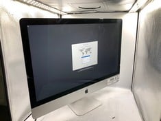 APPLE IMAC 2TB HDD & 128GB SSD PC INTEL CORE I7-6700K 8GB RAM 27" SCREEN - COLLECTION ONLY - LOCATION LEFT RACK